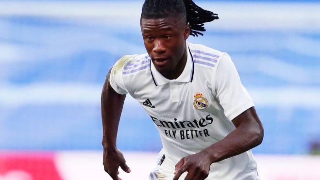 Eduardo Camavinga en un partido de esta temporada Eduardo Camavinga en un partido de esta temporada