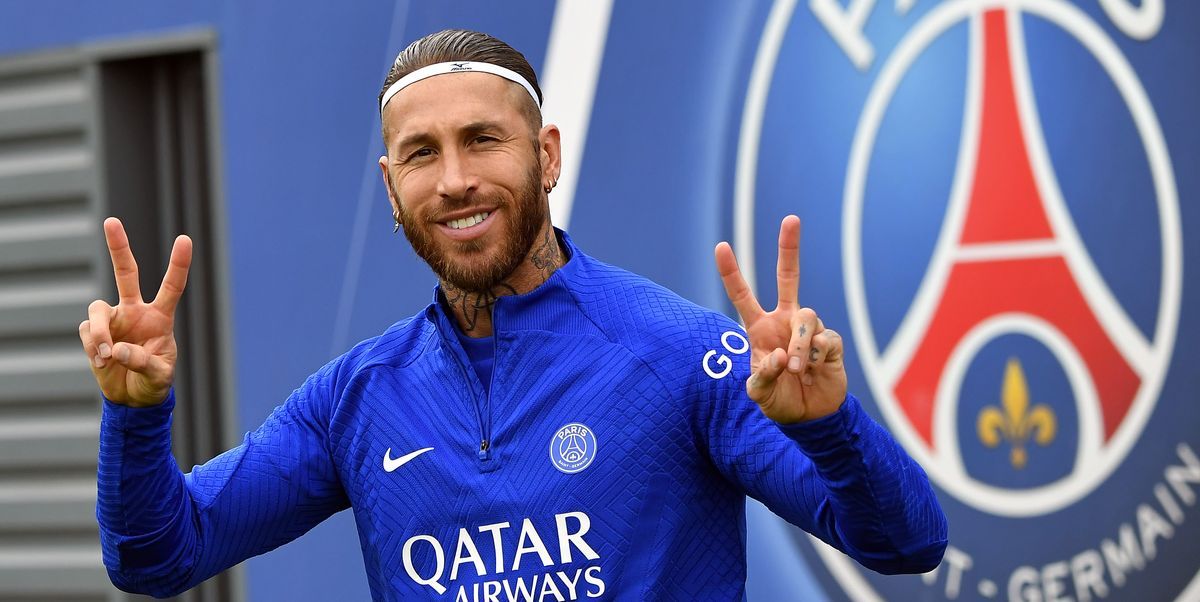 Sergio Ramos parece haber encontrado la felicidad en el PSG