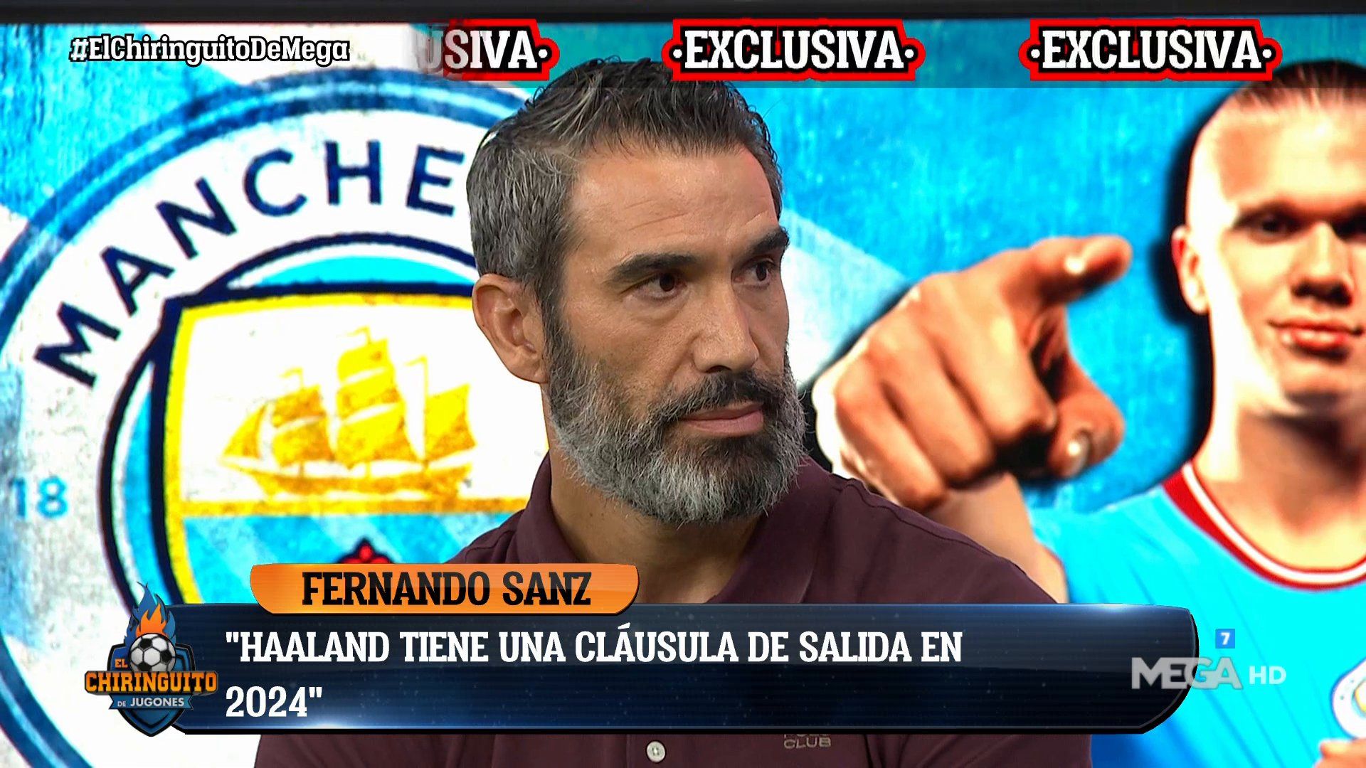 Fernando Sanz durante 'El Chiringuito' de ayer