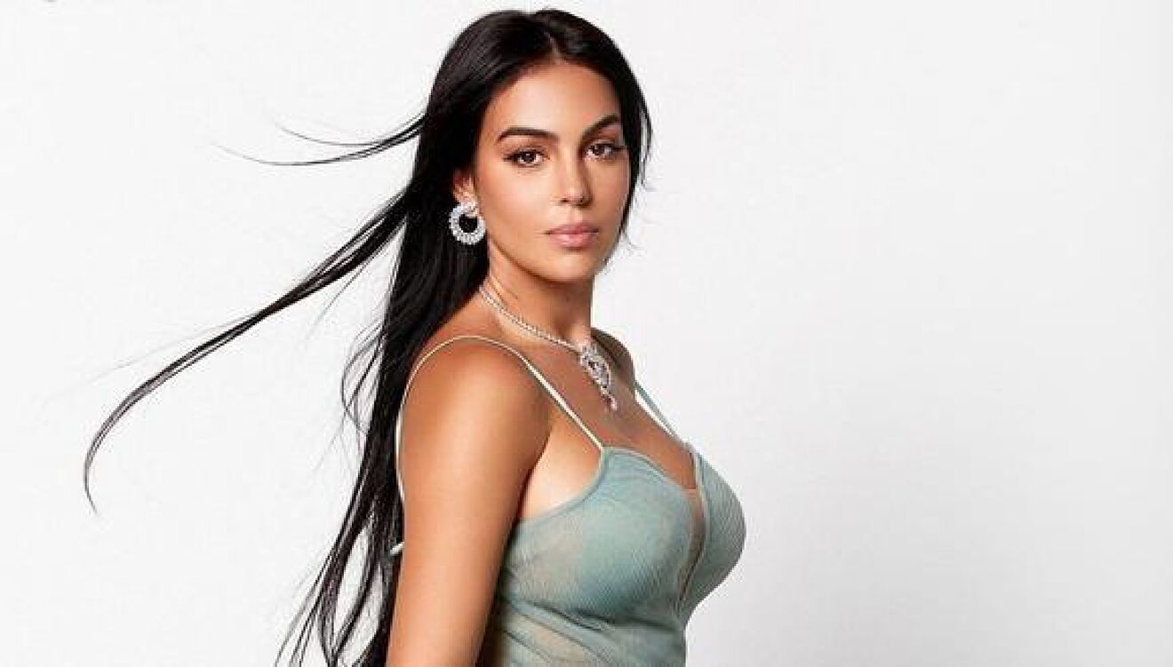 Georgina Rodríguez en una sesión de fotos