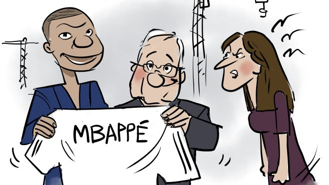La viñeta del cómic de Mbappé en la que sale Florentino Pérez