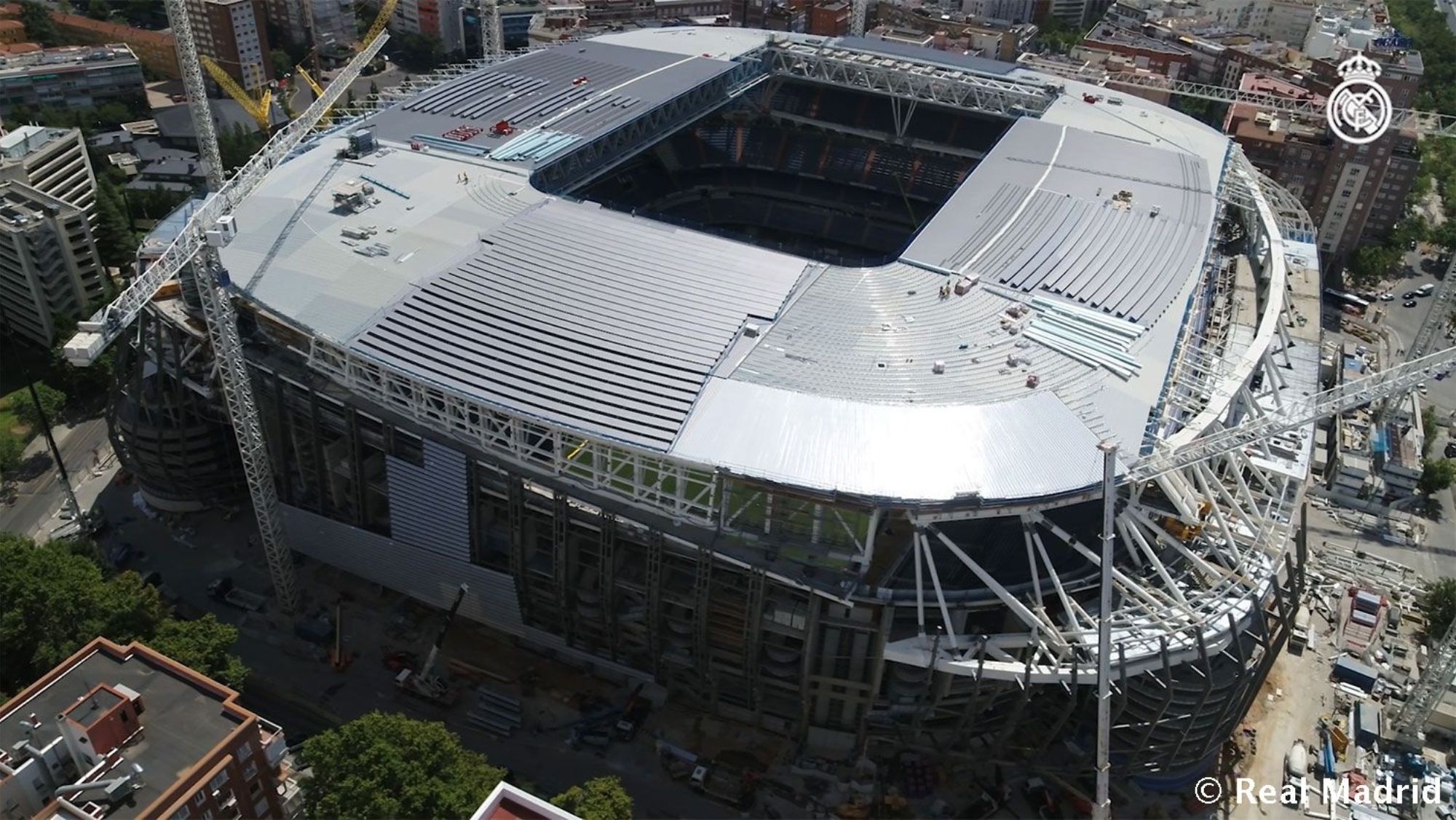 Las obras del Santiago Bernabéu