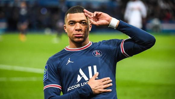 Kylian Mbappé celebra un gol