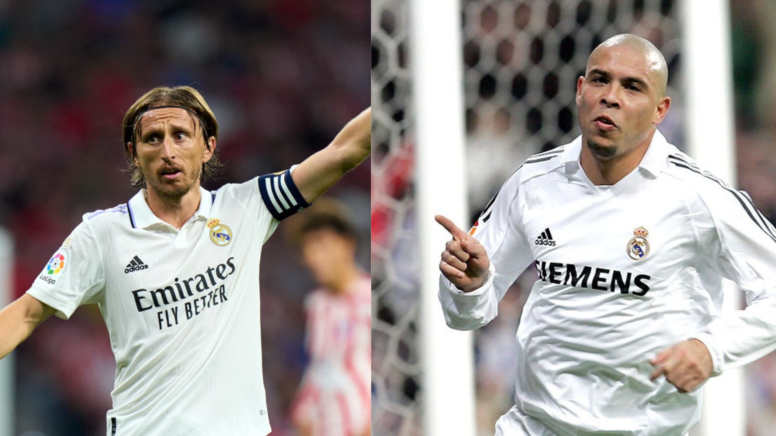 Modric y Ronaldo Nazario han sido dos grandes referentes del madridismo Modric y Ronaldo Nazario han sido dos grandes referentes del madridismo