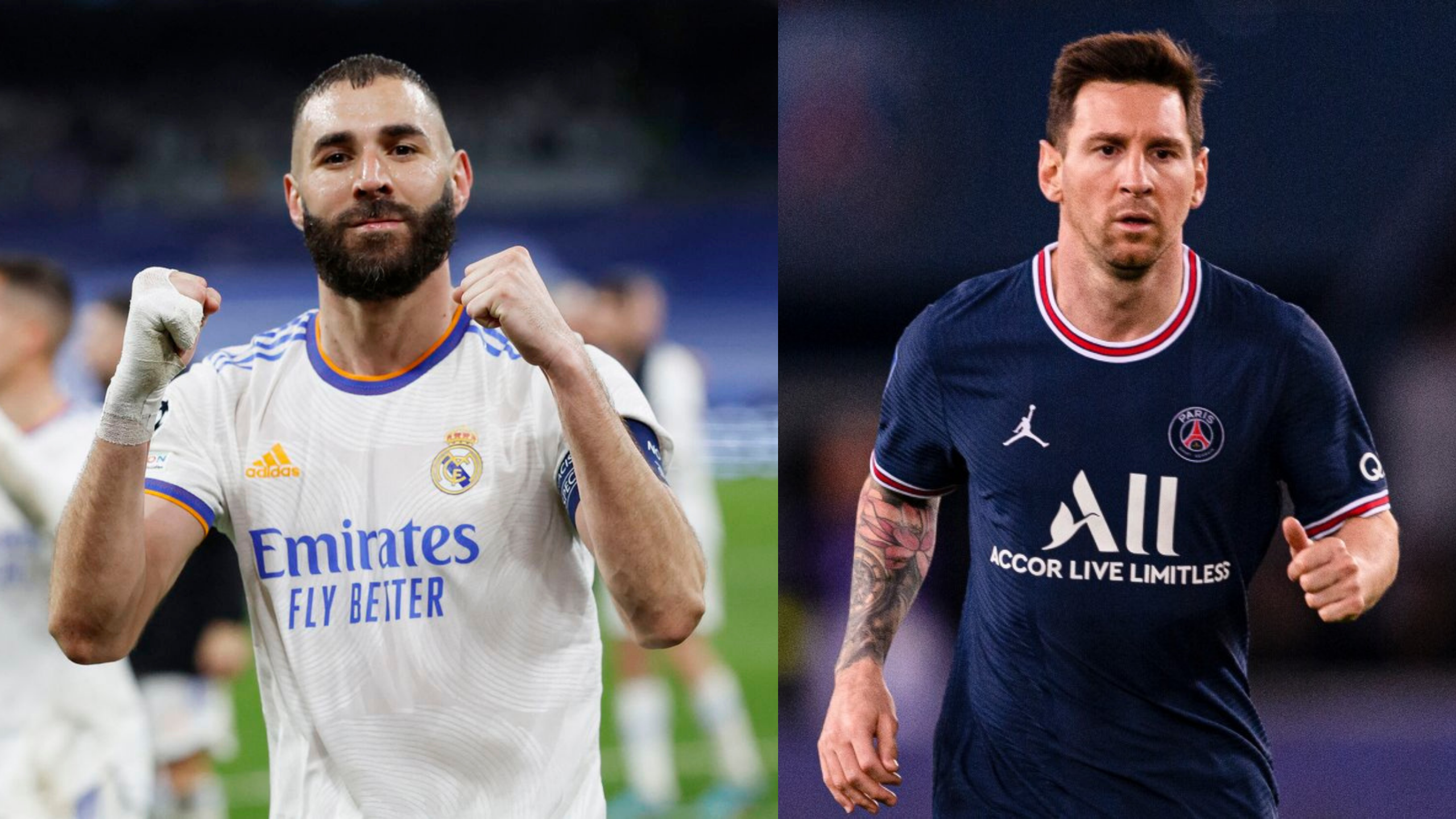 Misma edad y 35 millones de diferencia: la comparación de Benzema y Messi abochorna