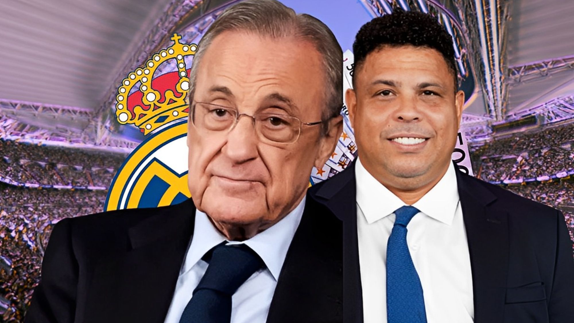 Florentino Pérez y Ronaldo