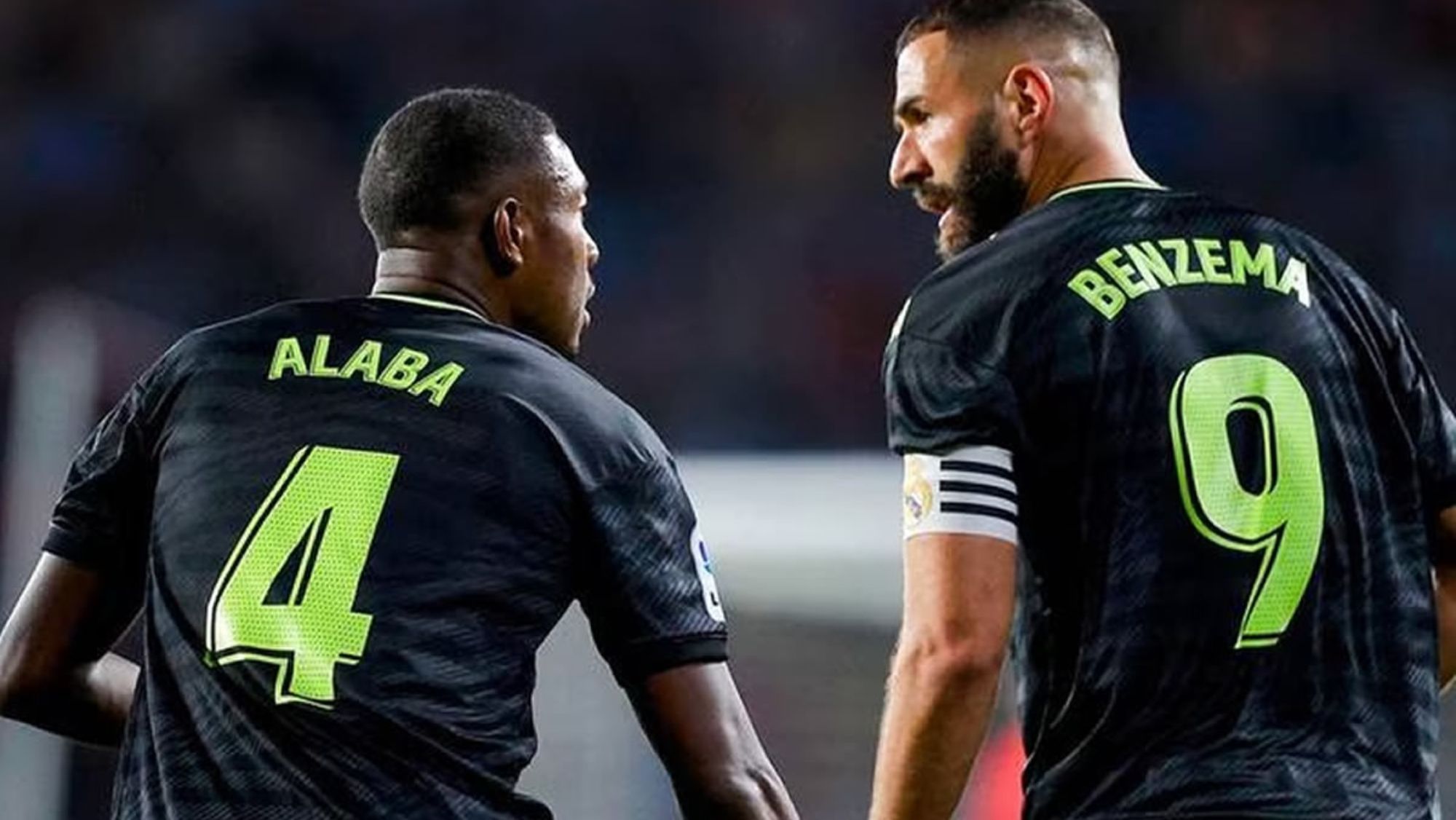 David Alaba y Karim Benzema