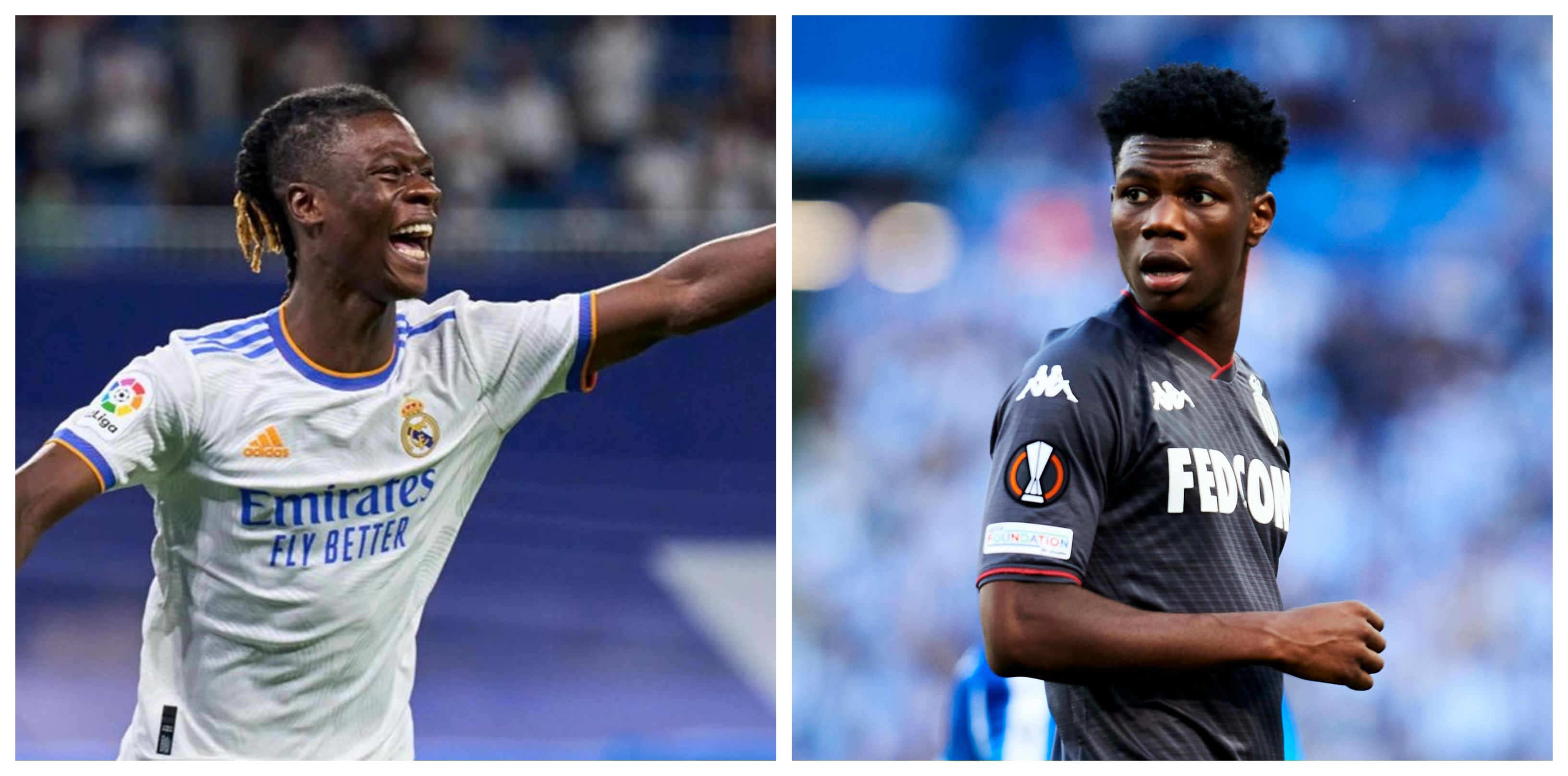 Eduardo Camavinga y Aurélien Tchouaméni