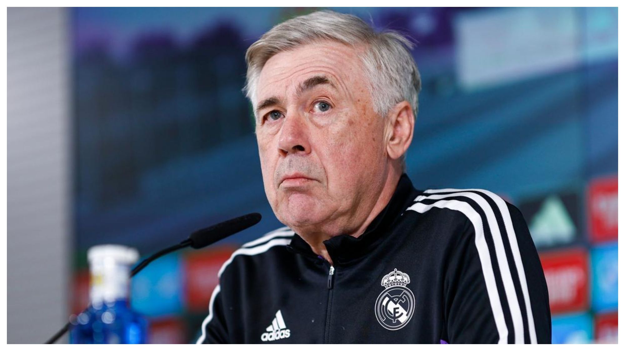 Carlo Ancelotti en rueda de prensa
