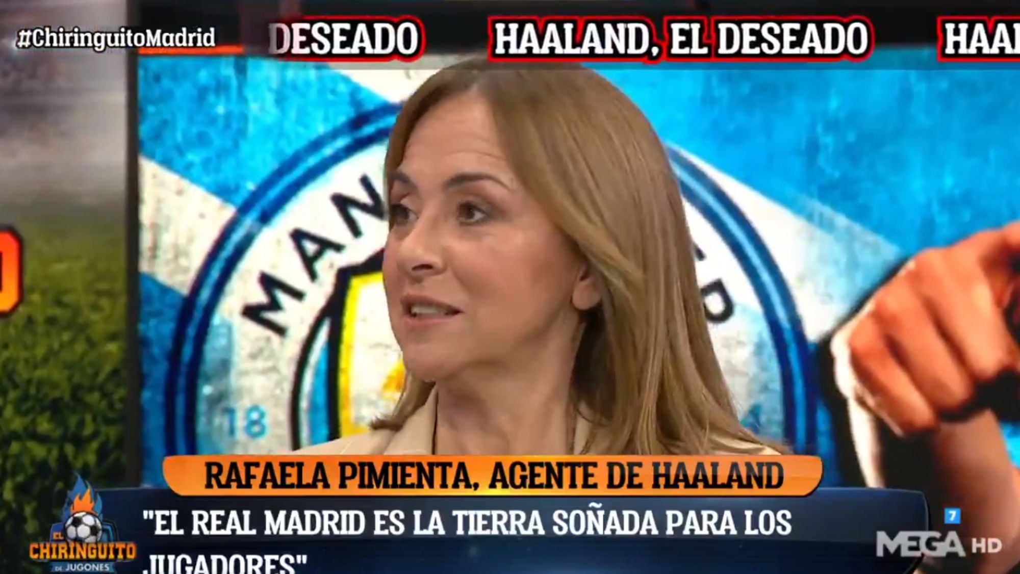 Carme Barceló quedó retratada