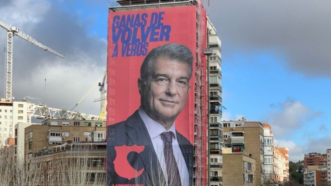 La conocida pancarta con la que amaneció Madrid 
