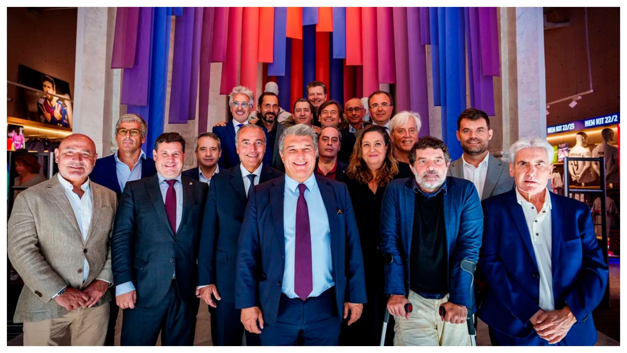 Joan Laporta, presidente del Fútbol Club Barcelona