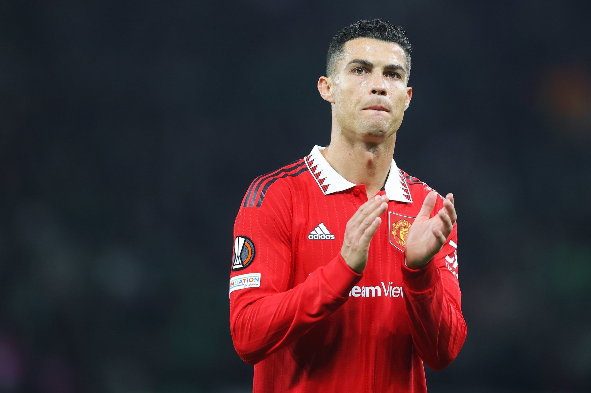 Cristiano Ronaldo con el Manchester United