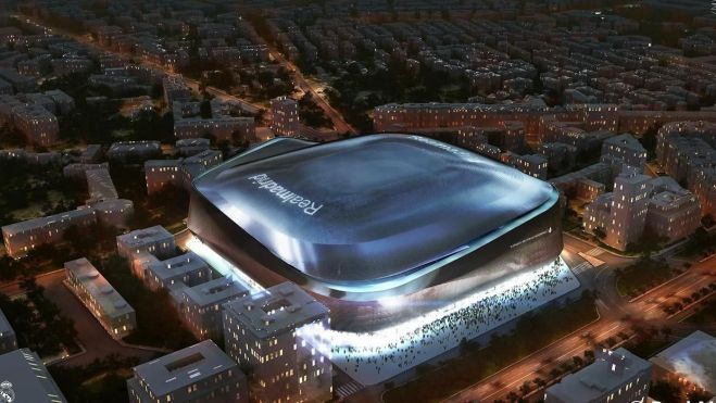 El estadio Santiago Bernabéu prepara numerosos cambios como el videomarcador 