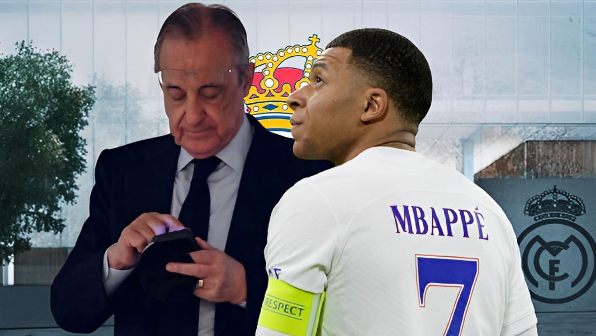Florentino Pérez y Mbappé