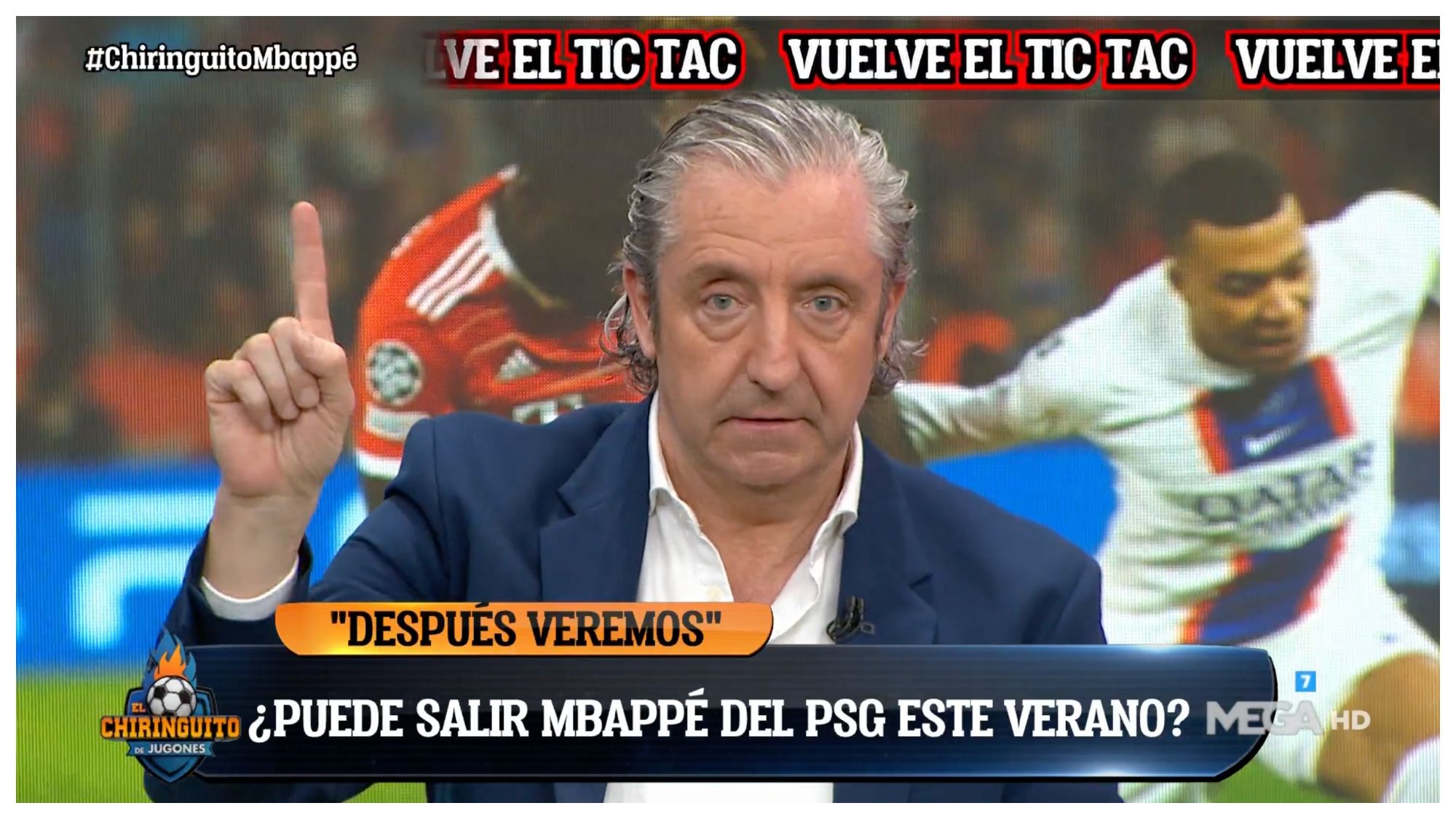 Josep Pedrerol en El Chiringuito