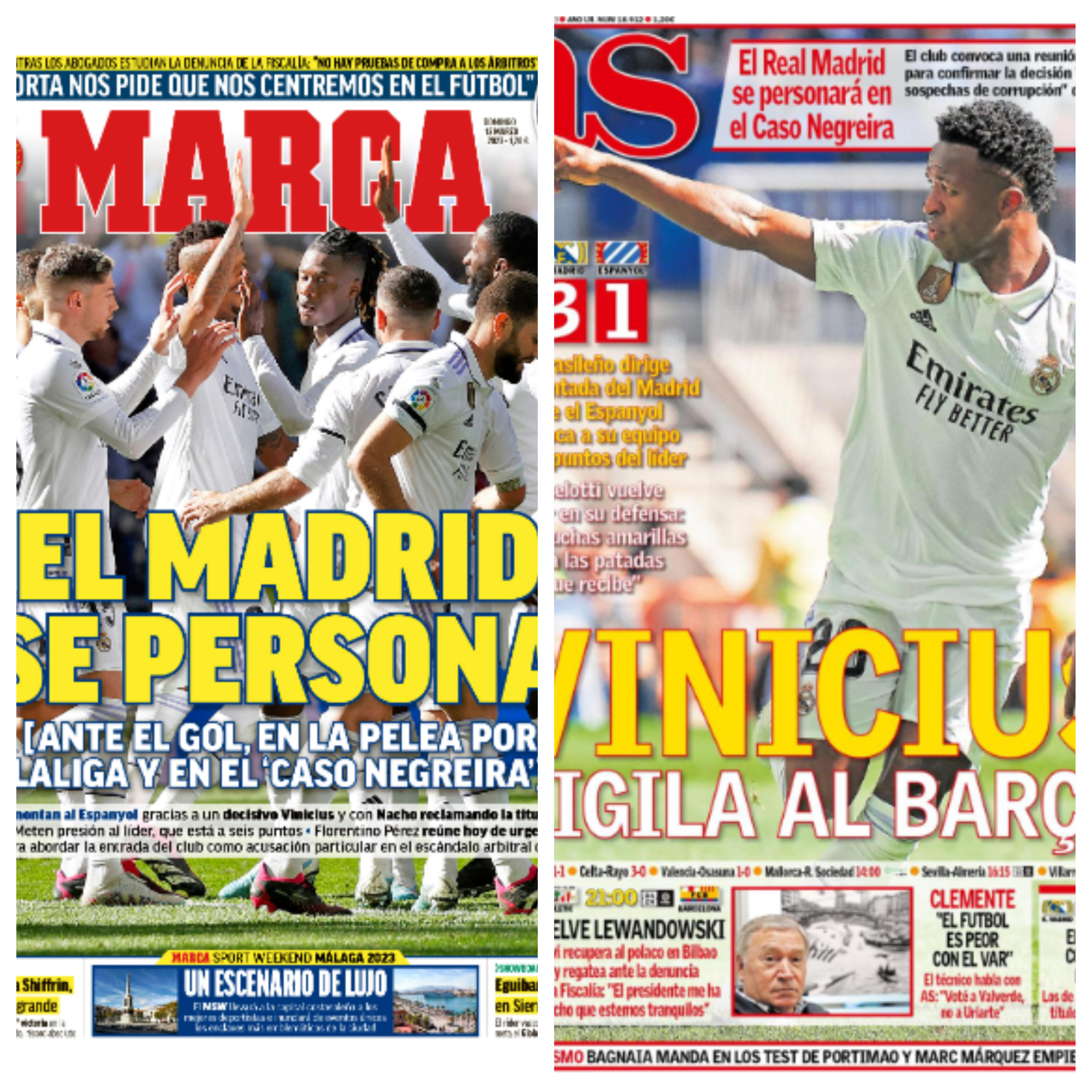 Estas son las portadas de los medios deportivos de hoy