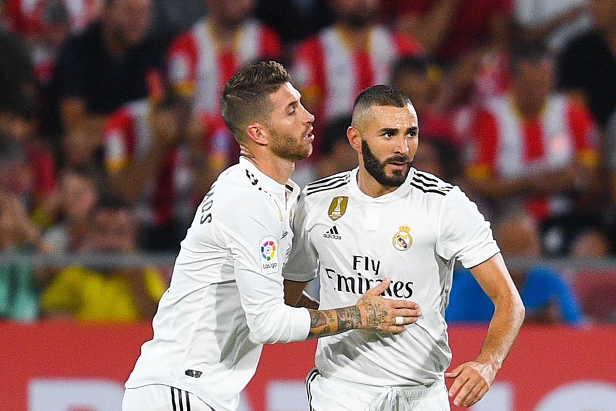 Sergio Ramos y Karim Benzema