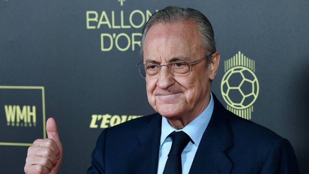 Florentino Perez en la gala del Balón de Oro