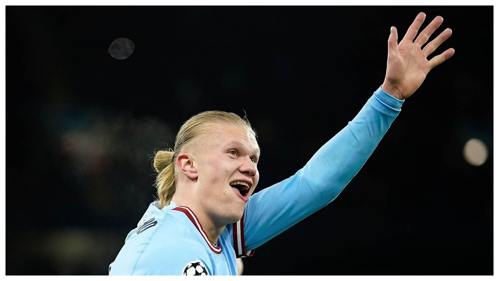 Erling Haaland tras meter 5 goles. Benzema también alucinó