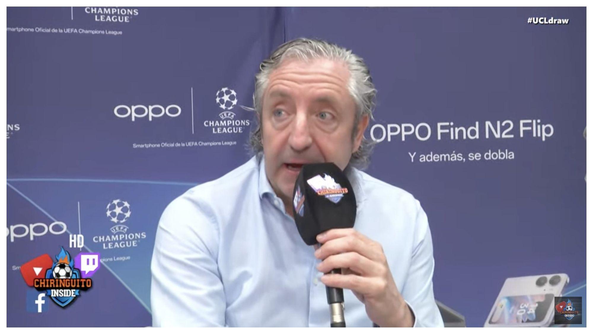 Josep Pedrerol en El Chiringuito