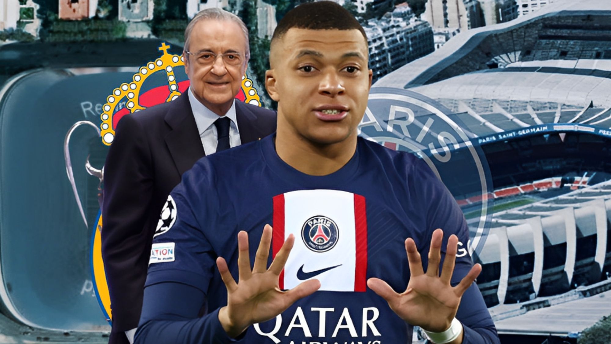 Florentino Pérez y Mbappé