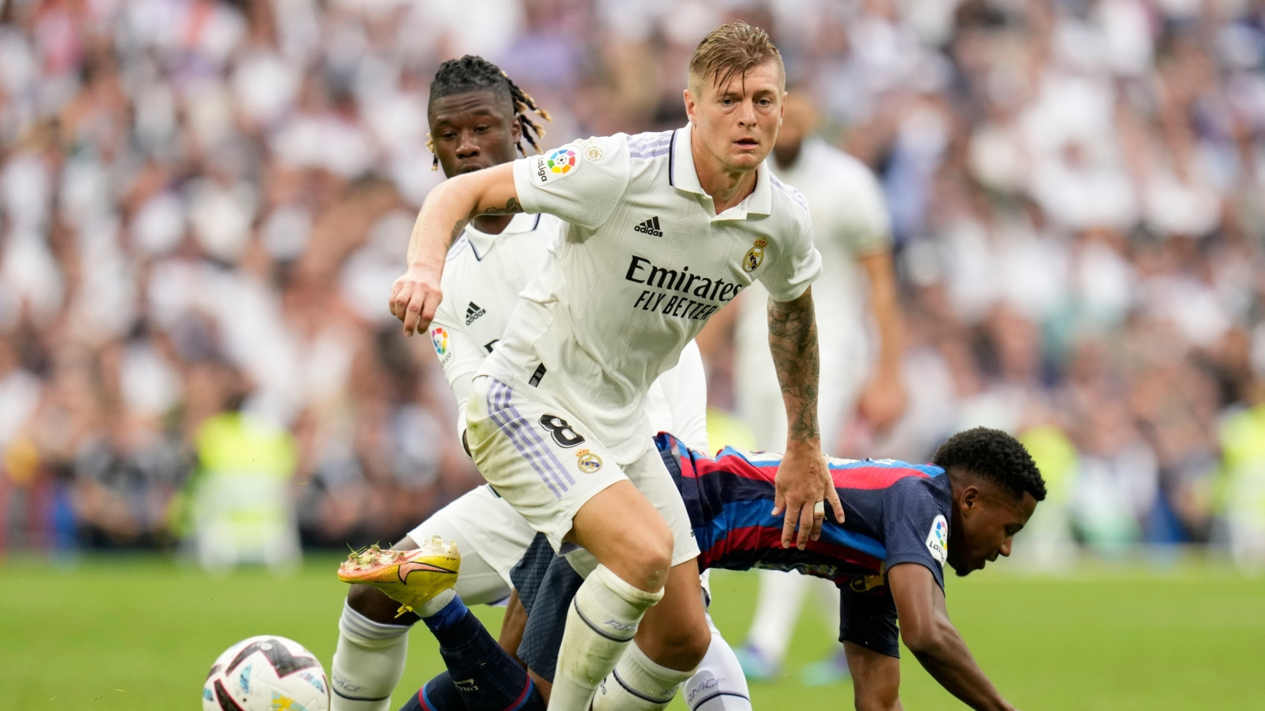 Real Madrid y Barça es ya un duelo directo: Los jugadores con más clásicos Real Madrid y Barça es ya un duelo directo: Los jugadores con más clásicos