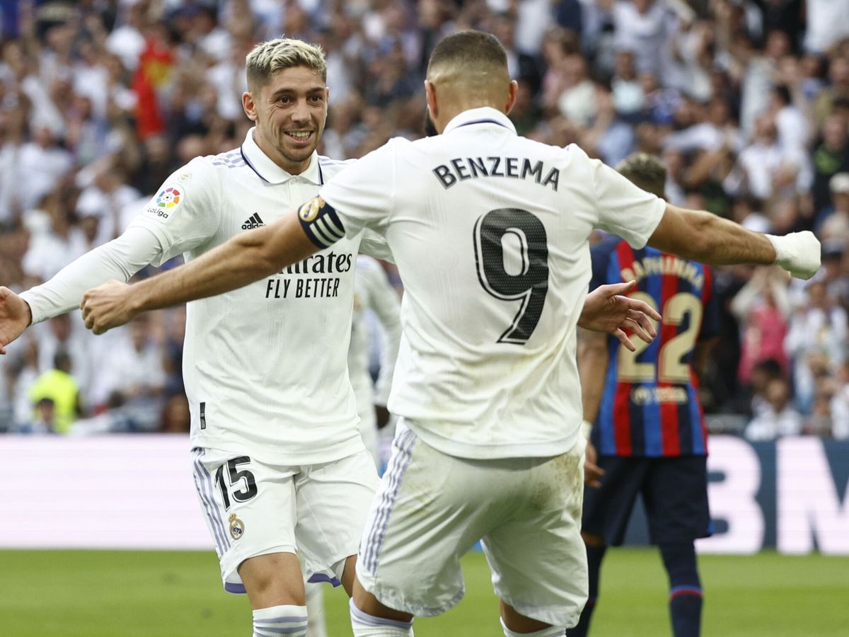 Benzema y Fede Valverde son dos líderes en el Real Madrid