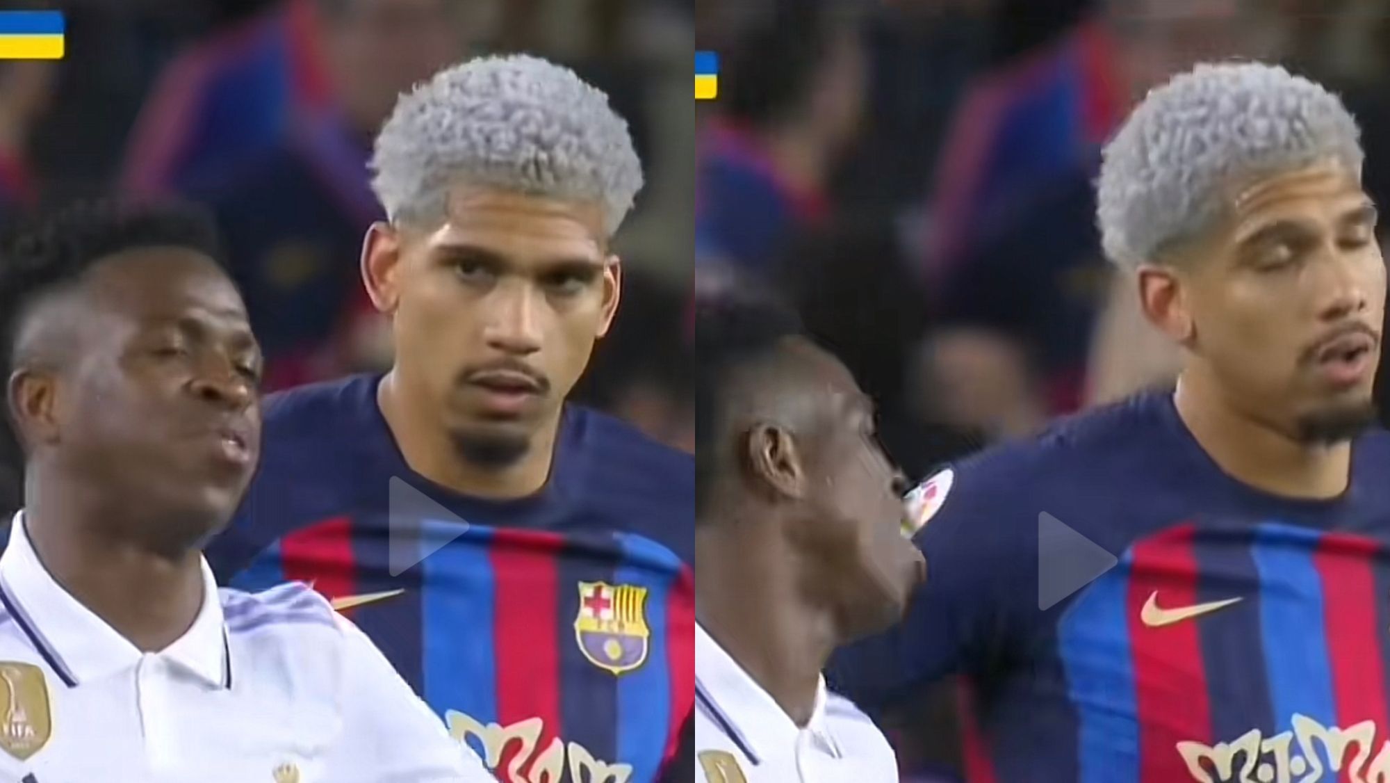 Vinicius Jr y Ronald Araujo