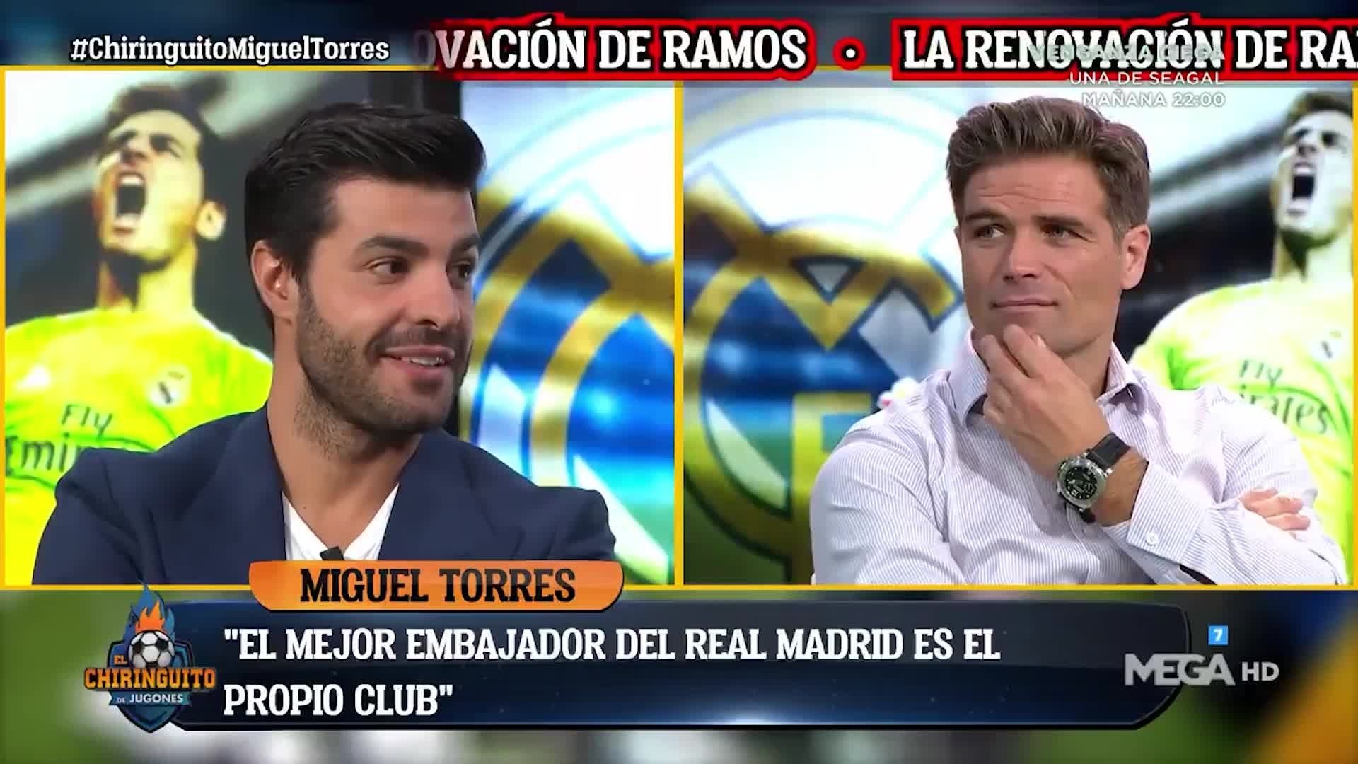Miguel Torres fue jugador del Real Madrid entre los años 2006 y 2009