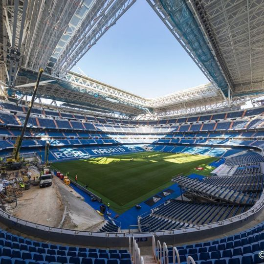 El Santiago Bernabéu por dentro
