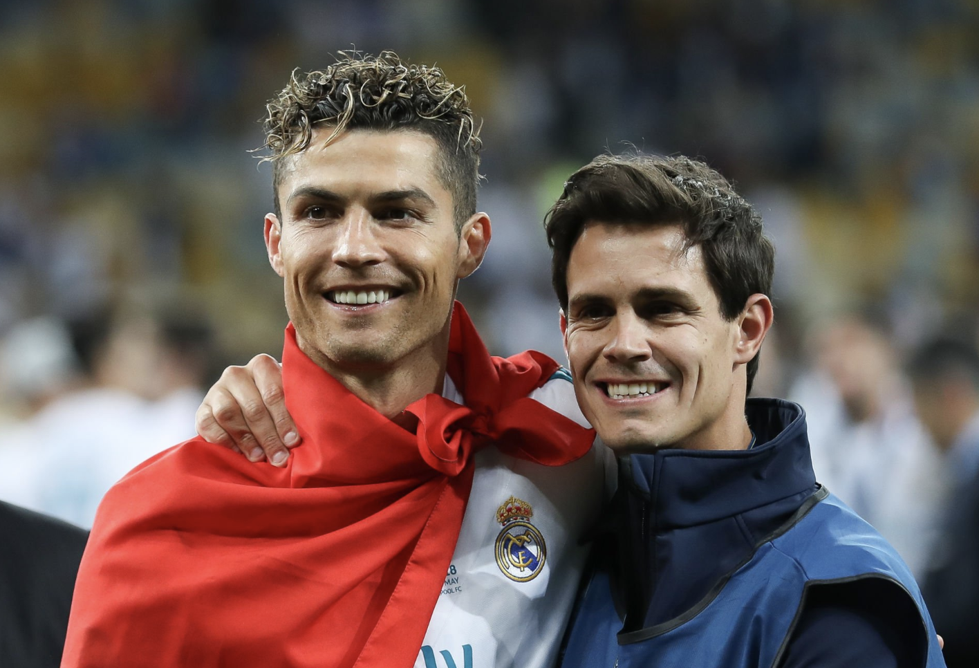 Cristiano Ronaldo y Edu Aguirre son íntimos amigos