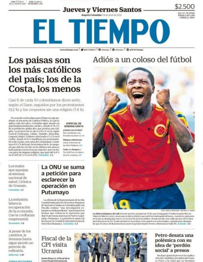 Muere Freddy Rincón: El gran ídolo colombiano Muere Freddy Rincón: El gran ídolo colombiano