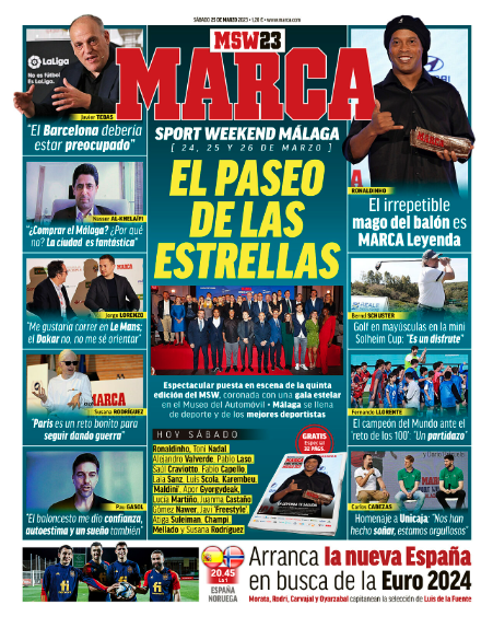 Portada de hoy del diario Marca Portada de hoy del diario Marca