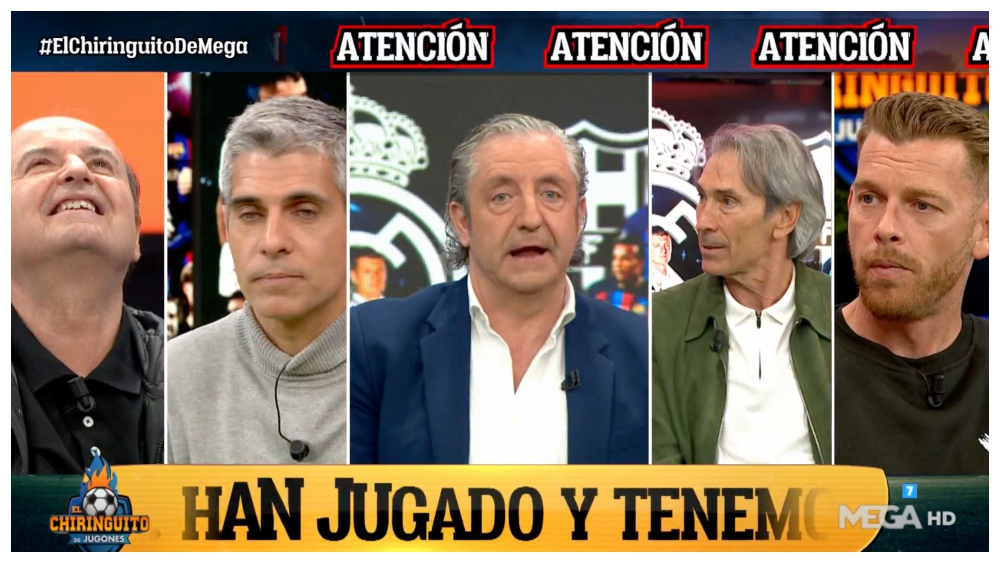 Varios tertulianos de El Chiringuito Varios tertulianos de El Chiringuito