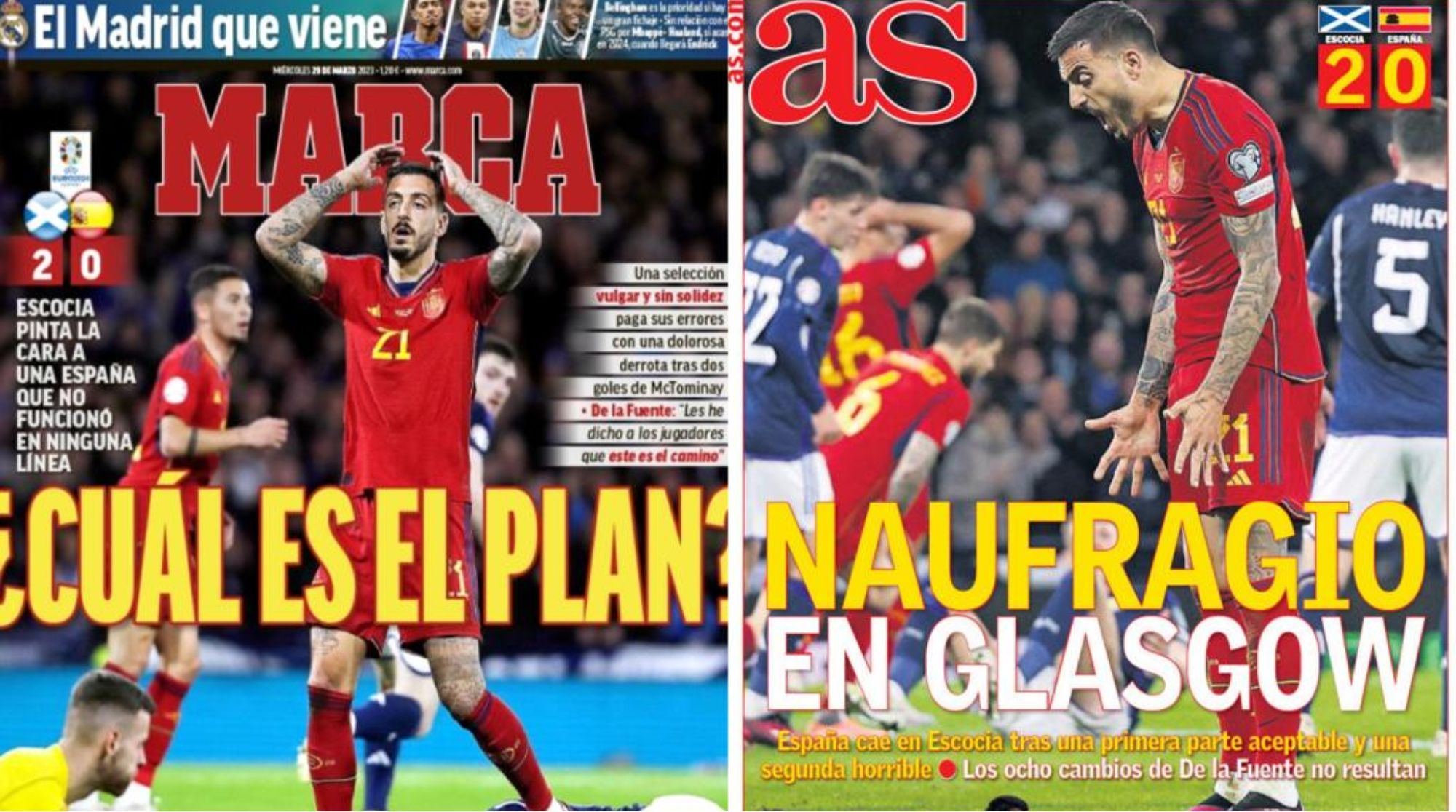 Portadas de la prensa deportiva, 29 de marzo Portadas de la prensa deportiva, 29 de marzo