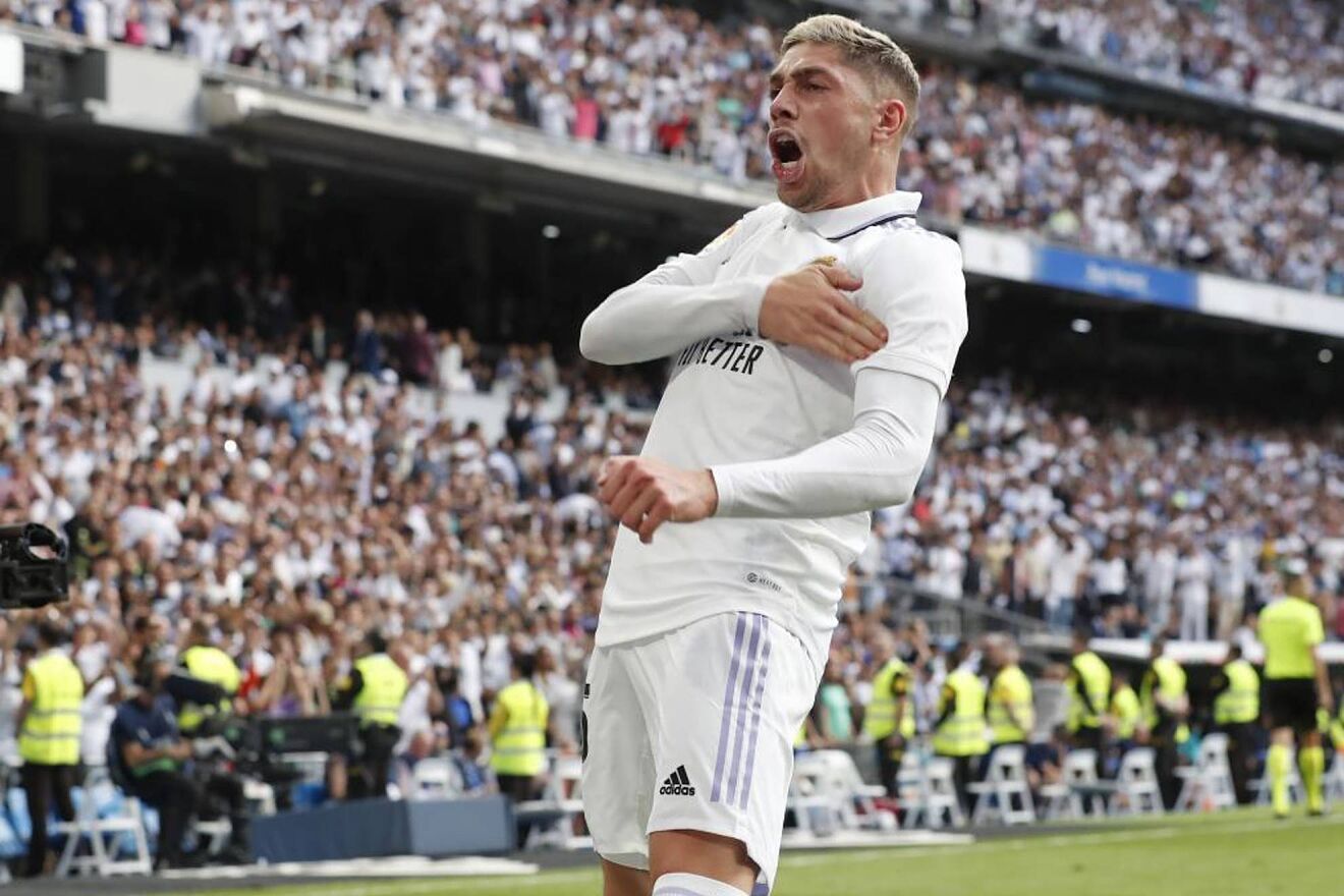 Fede Valverde lleva ya siete goles en lo que va de temporada