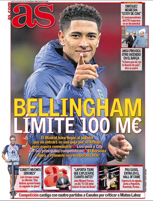 Portada de hoy de As Portada de hoy de As