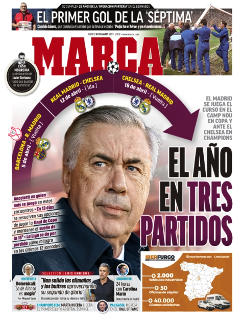 Portada de hoy del diario Marca Portada de hoy del diario Marca