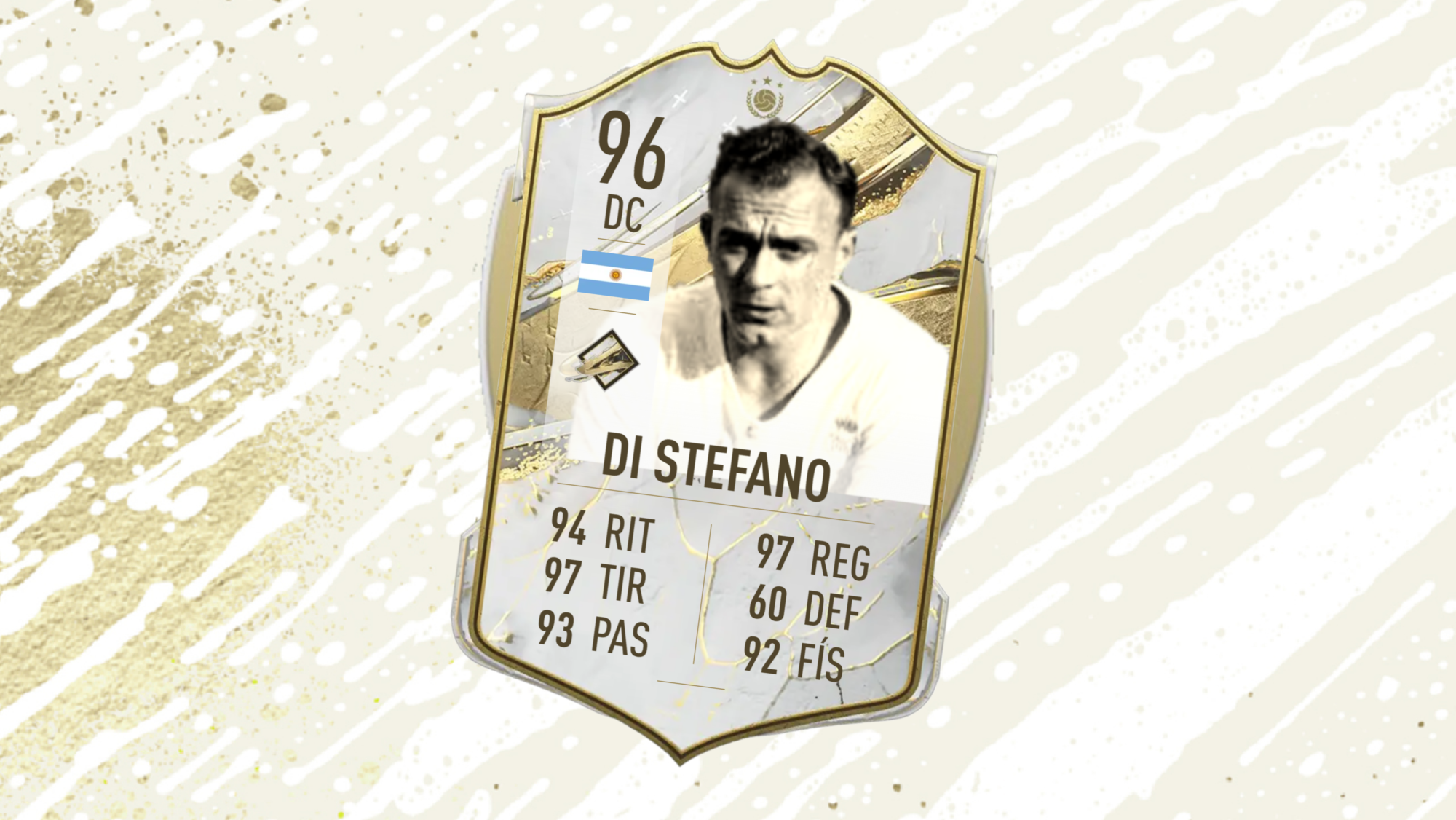 Así podría ser la carta de Alfredo di Stéfano en FIFA 23