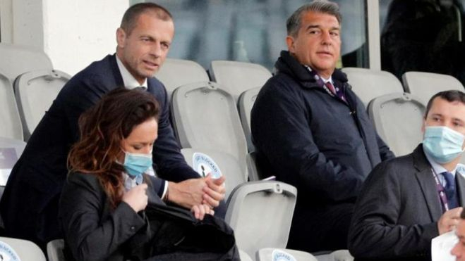 Ceferín y Laporta Ceferín y Laporta