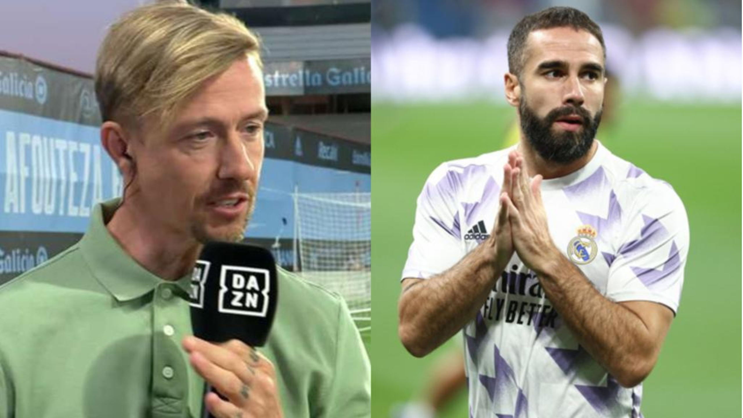 Guti le daba un toque de atención al lateral derecho del Real Madrid, Dani Carvajal 