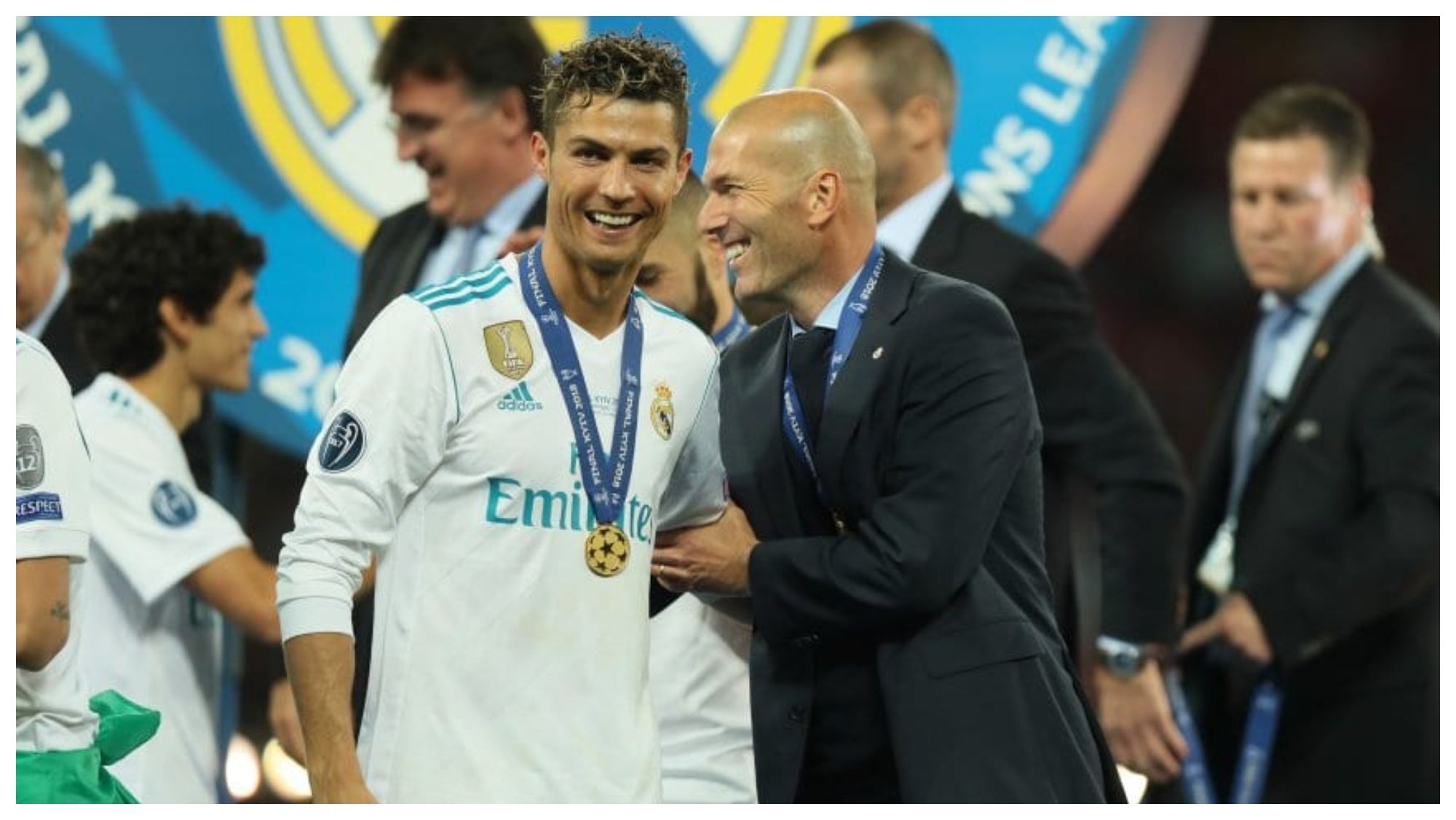 Cristiano Ronaldo y Zinedine Zidane