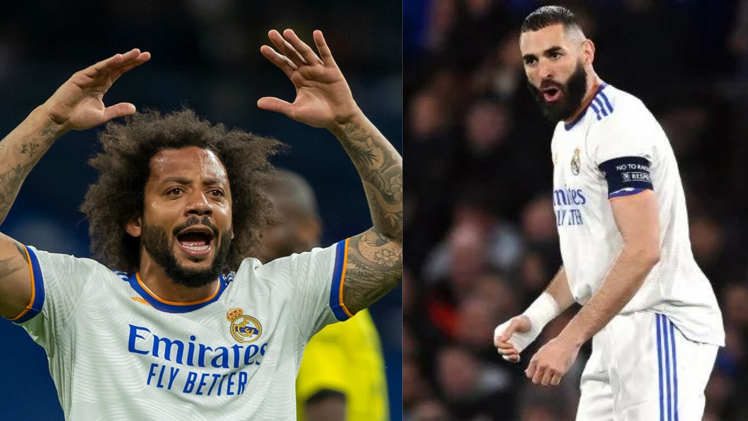 Benzema o Marcelo: ¿Quién ha vestido más veces la camiseta del Real Madrid?
