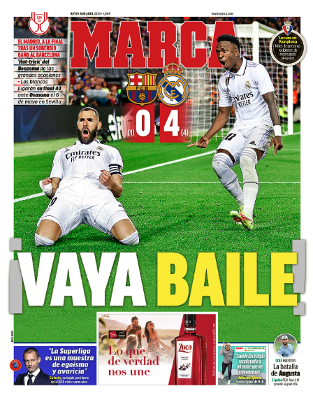 Portada de hoy del diario Marca Portada de hoy del diario Marca