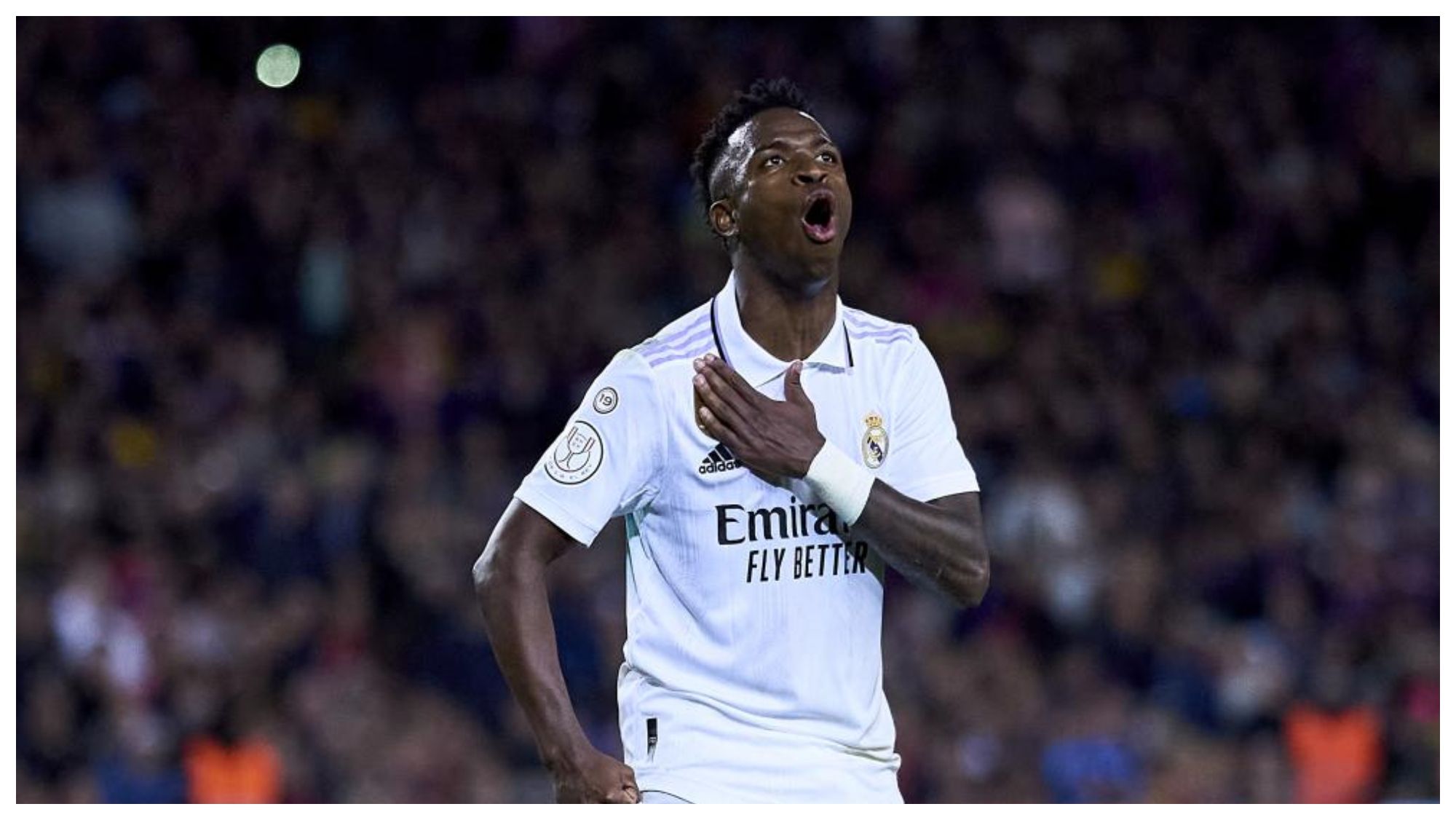 Vinicius Junior en el partido de ayer Vinicius Junior en el partido de ayer
