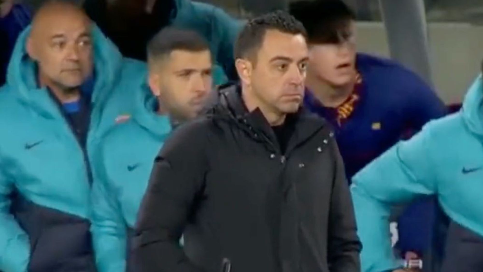 La cara de Xavi está siendo lo más comentado del día: de la alegría a la tragedia en segundos