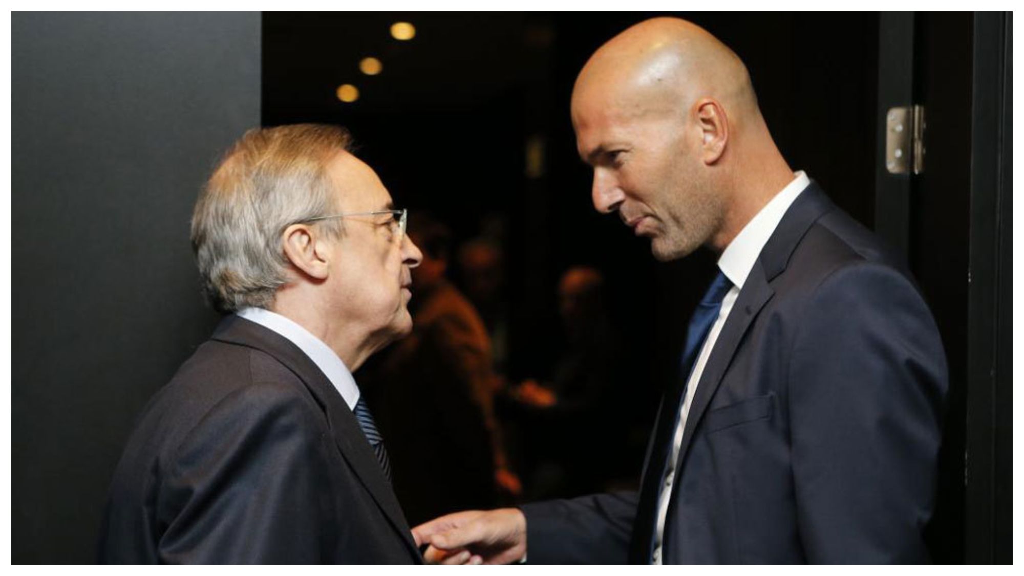 Florentino Pérez y Zinedine Zidane Florentino Pérez y Zinedine Zidane