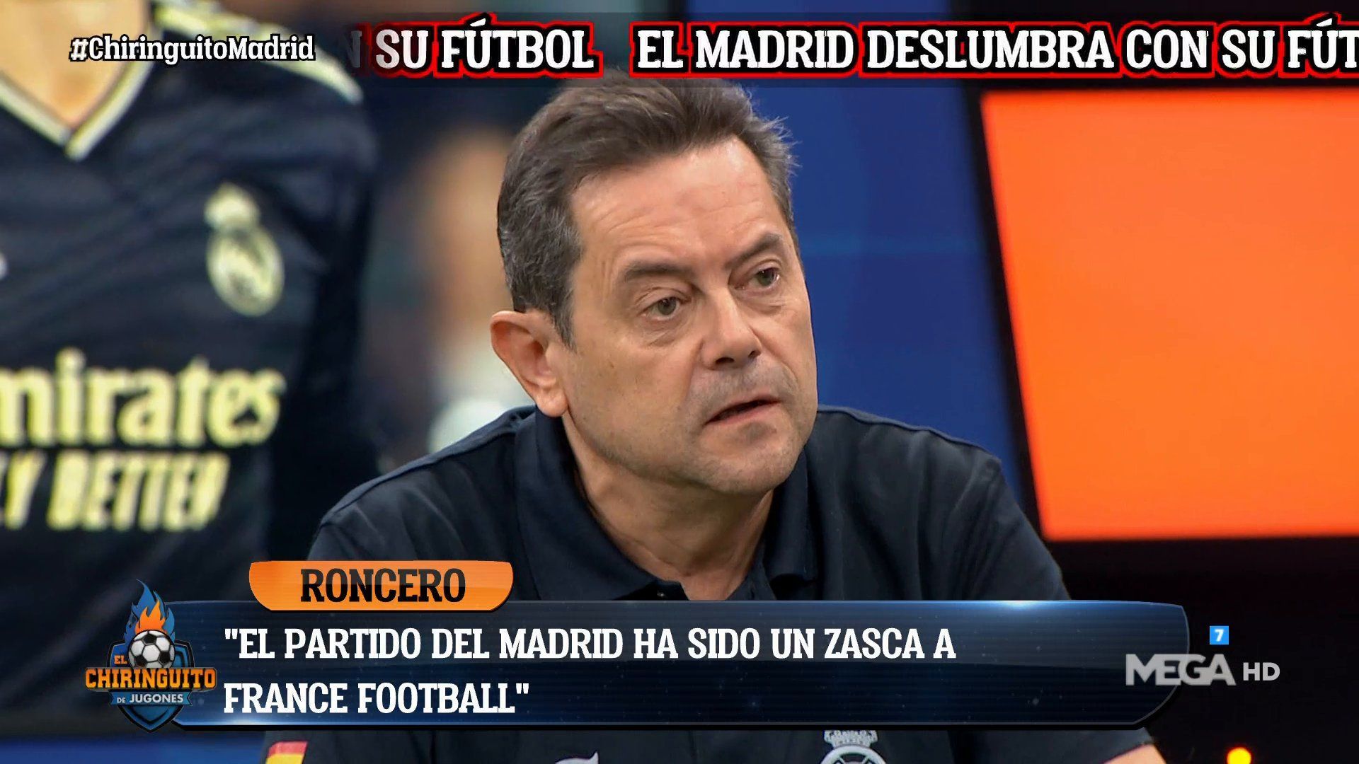 Tomás Roncero es uno de los periodistas más carismáticos de "El Chiringuito"