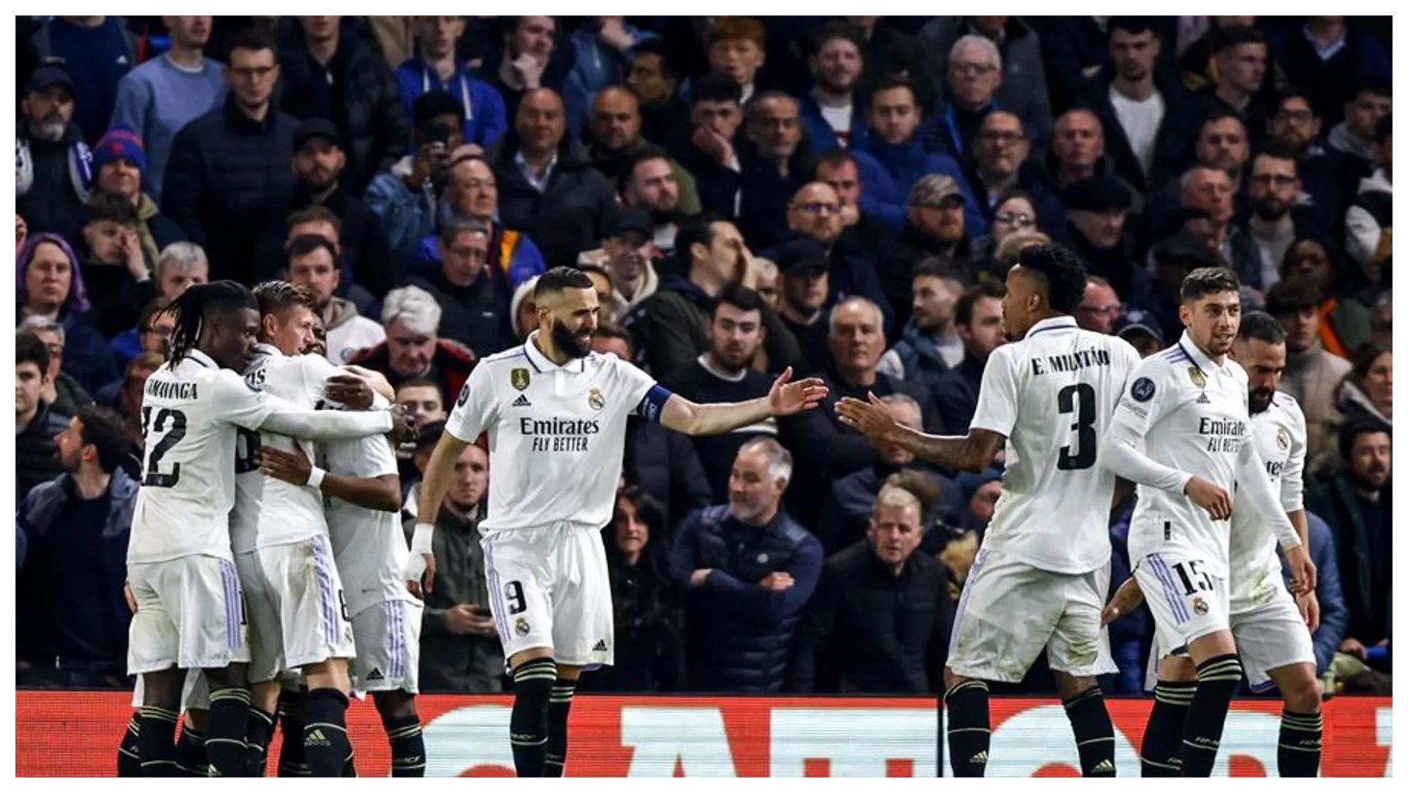 Varios jugadores del Real Madrid
